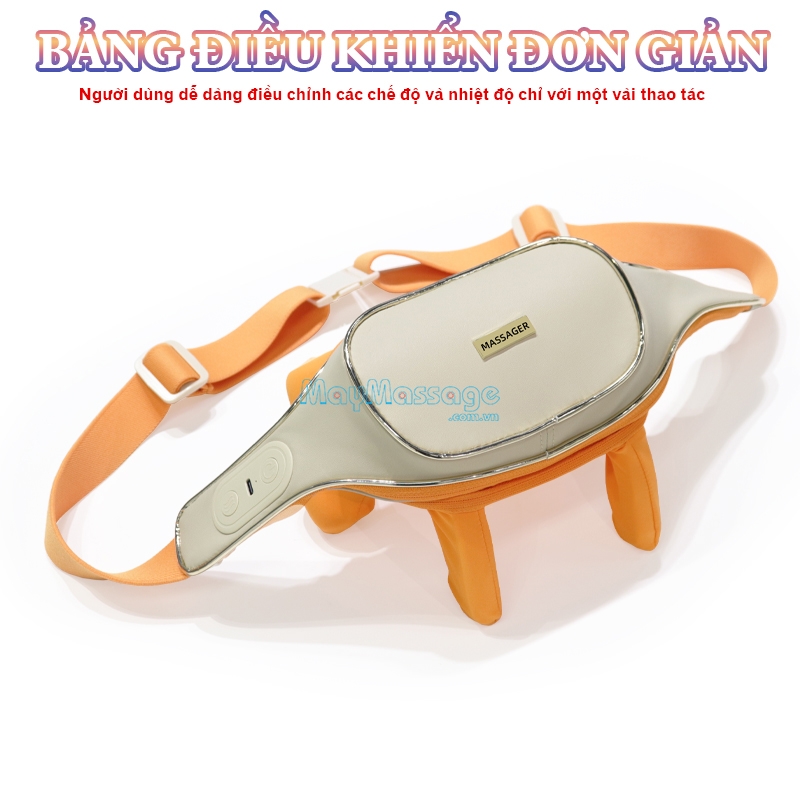 Máy massage cổ vai gáy Booster Boluojun ST-351 có bảng điều khiển đơn giản và dễ sử dụng
