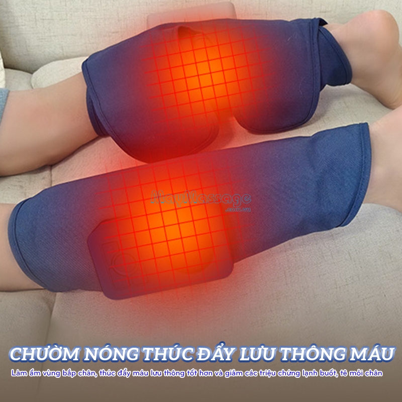Máy massage bắp chân và bắp tay Booster Boluojun ST-505A sử dụng nhiệt nóng hỗ trợ thúc đẩy lưu thông máu