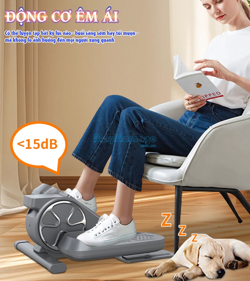 Máy tập thể dục đa năng Booster Boluojun ST-6031 có động cơ êm ái không tạo ra tiếng ồn trong quá trình luyện tập