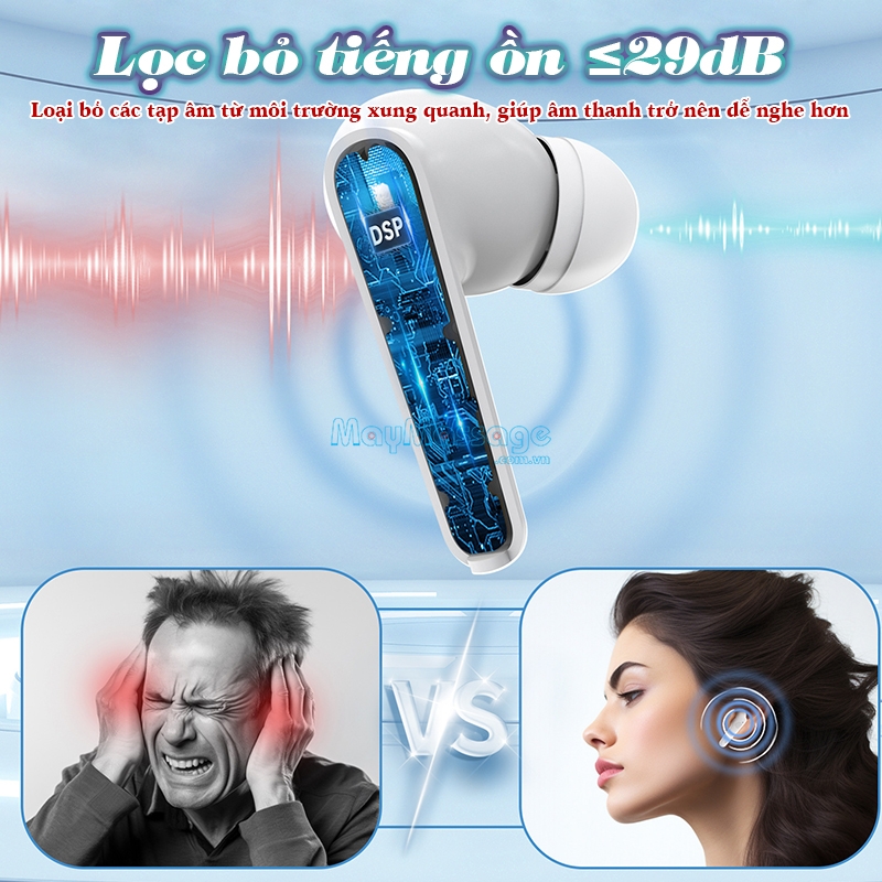 Tai nghe trợ th&iacute;nh kh&ocirc;ng d&acirc;y loại bỏ tiếng ồn FUNMIC EN-D22