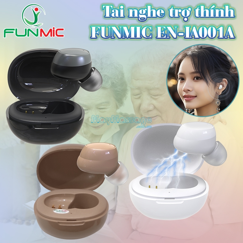 Tai nghe trợ th&iacute;nh kh&ocirc;ng d&acirc;y FUNMIC EN-IA001A