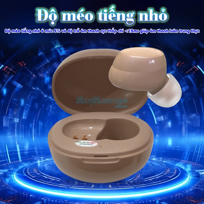 Tai nghe trợ th&iacute;nh kh&ocirc;ng d&acirc;y độ m&eacute;o tiếng nhỏ FUNMIC EN-IA001A