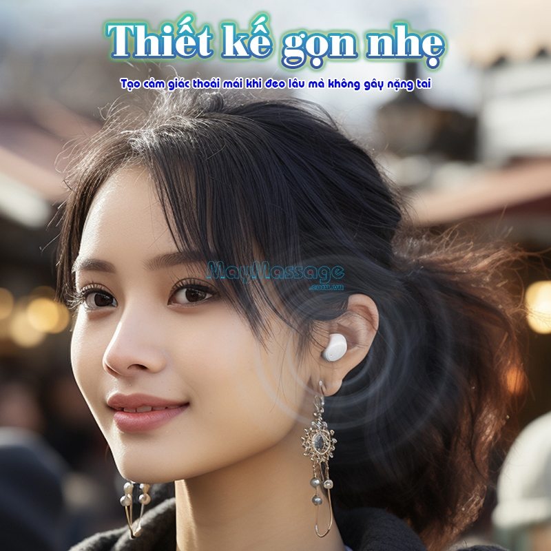 Tai nghe trợ th&iacute;nh kh&ocirc;ng d&acirc;y nhỏ gọn FUNMIC EN-IA001A