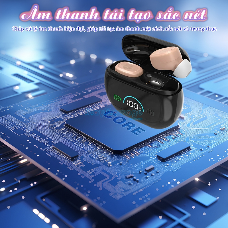 Tai nghe trợ th&iacute;nh kh&ocirc;ng d&acirc;y bộ &acirc;m thanh sắc n&eacute;t FUNMIC EN-IA006A