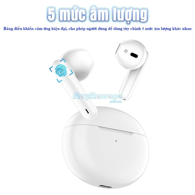 Tai nghe trợ th&iacute;nh kh&ocirc;ng d&acirc;y 5 mức &acirc;m lượng FUNMIC EN-IA013A