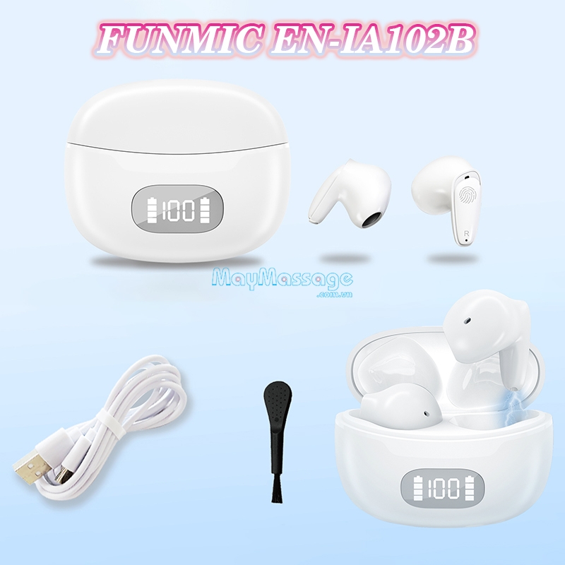 Tai nghe trợ thính không dây bộ phụ kiện FUNMIC EN-IA102B