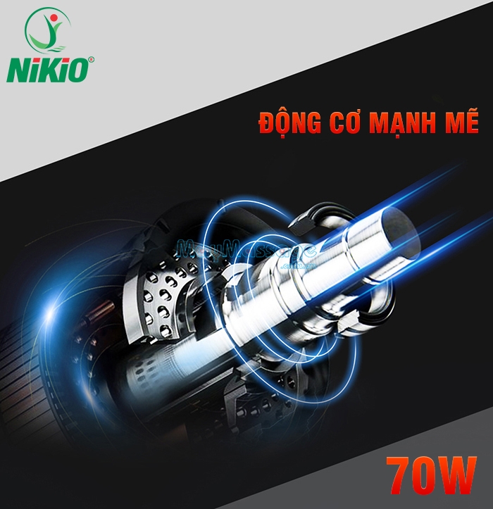Súng massage gun động cơ mạnh mẽ Nikio NK-170A