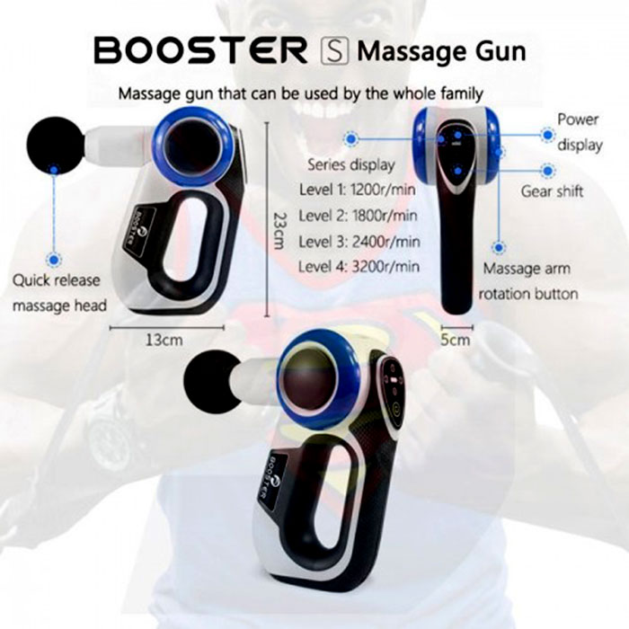 Súng massage gun Booster S - 120W