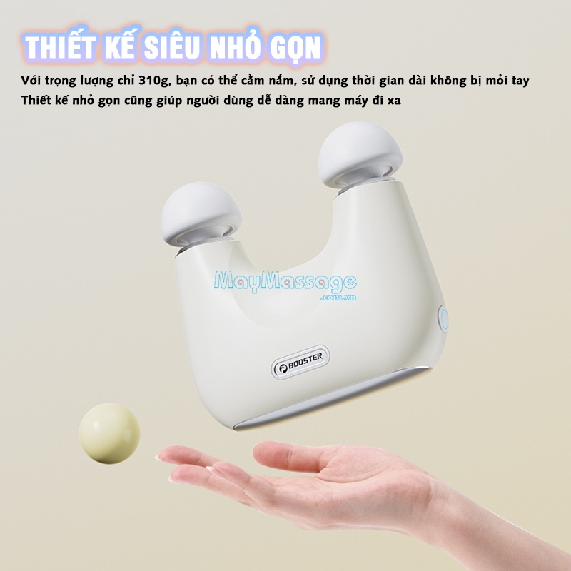 Súng massage cầm tay thiết kế nhỏ gọn Booster Mini KK