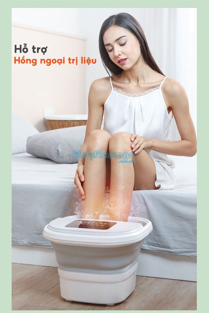 Bồn ngâm chân YIJIA YJ-Z7 tạo nước nóng nhanh giảm bị sưng mắt cá chân 