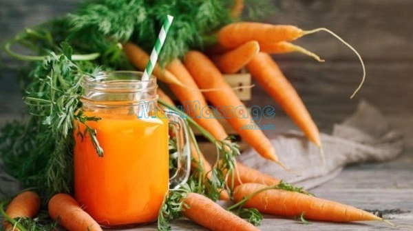 Cà rốt ép lấy nước uống sẽ giúp no lâu và hạn chế cơn thèm ăn hiệu quả
