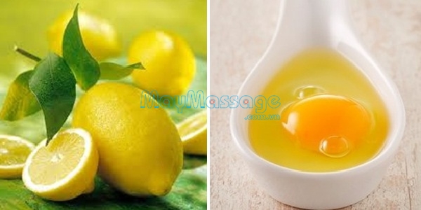 Sử dụng trứng gà kết hợp chanh giúp da mặt căng mịn tự nhiên