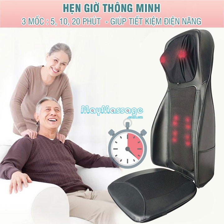 Đệm massage ô tô Nikio NK-180 giúp cải thiện đau mông do ngồi lâu