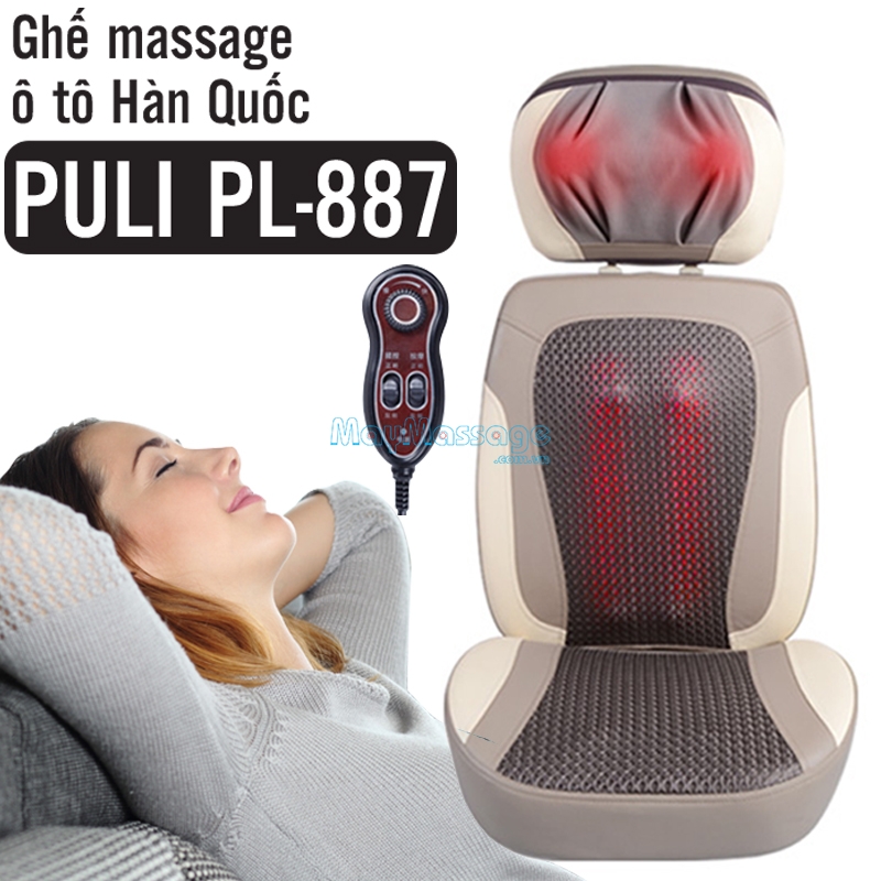 Ghế massage Puli PL-887 giúp thúc đẩy tuần hoàn máu giảm đau bắp tay 