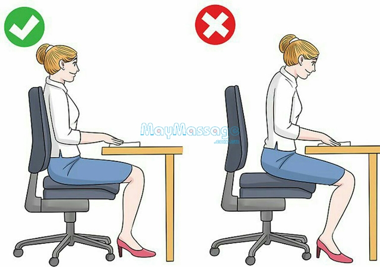 Điều chỉnh tư thế ngồi là cách giảm đau lưng hiệu quả nhất