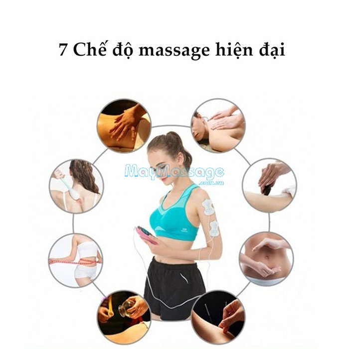 Máy massage JINGYAO JY-A818 truyền xung điện giảm đau khớp vai trái