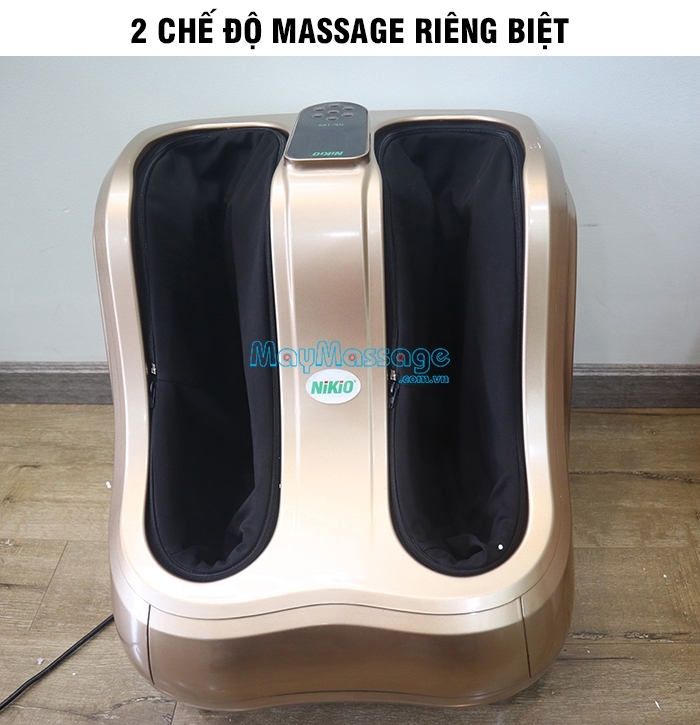Máy massage chân Nikio NK-189 làm ấm cơ giảm bị căng cơ bắp chân