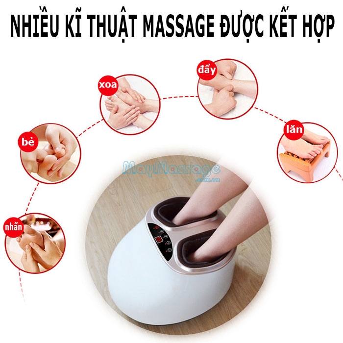 Máy massage chân PULI PL-8855 chữa căng cơ chân và giúp dễ chịu