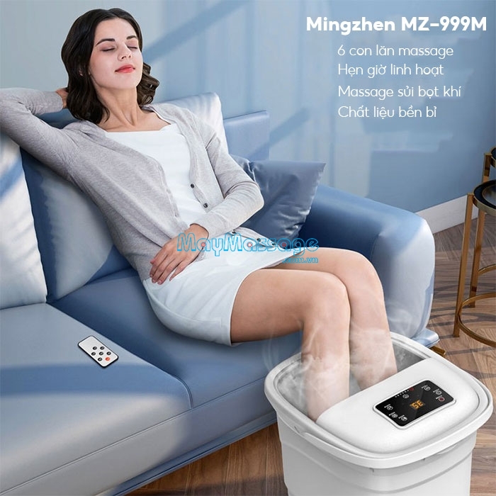 Bồn ngâm chân chuyên dụng Ming Zhen MZ-999M giúp giảm suy giãn tĩnh mạch nhanh cấp tốc