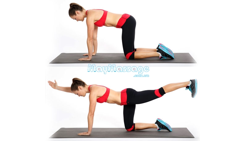 Kéo căng ở lưng sẽ làm cho lưng sẽ tăng cường sức mạnh cho ngực, sống lưng và mông