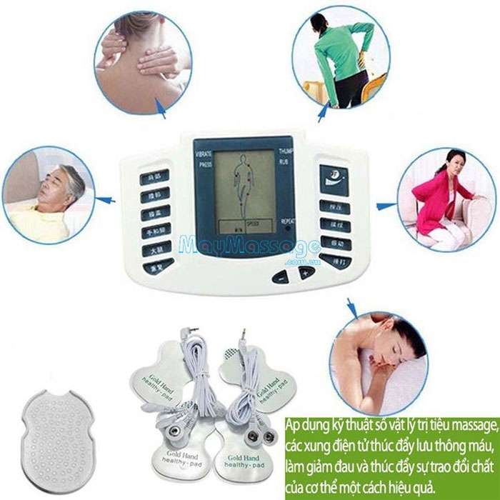 Máy massage xung điện giúp khắc lưu tông máu làm giảm cơn đau hiệu quả
