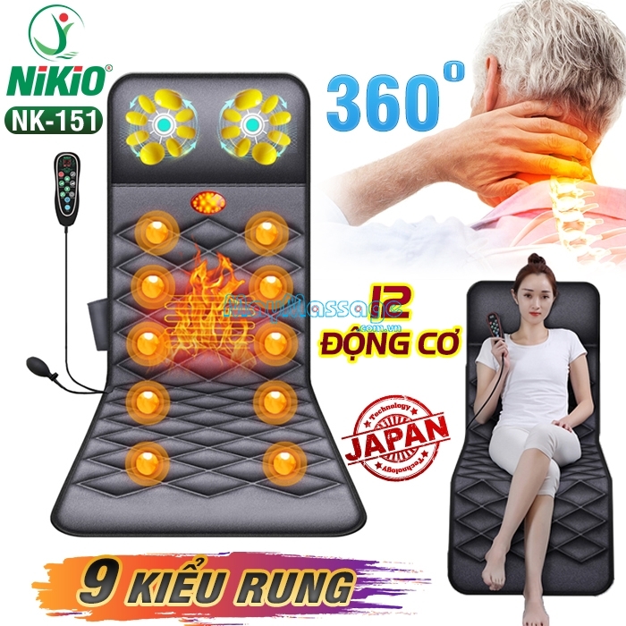 Nệm massage giúp cải thiện sức khỏe người già một cách tốt nhất