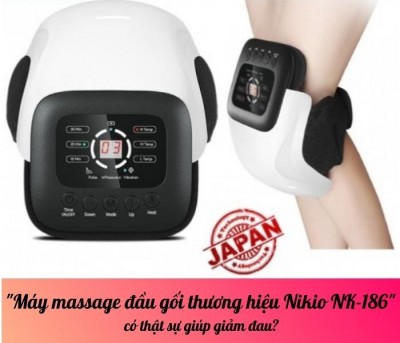 Máy massage đầu gối thương hiệu Nikio NK-186 có thật sự giúp giảm đau?