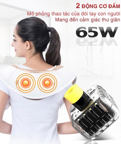 Máy massage cổ vai gáy Ming Zhen MZ-666 New - 100 kiểu đấm