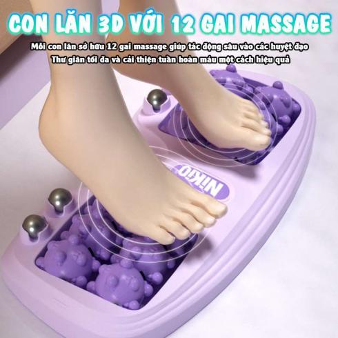 Con lăn massage chân NK-05C kiểu vuốt mèo - Bấm huyệt massage cơ bắp giảm đau và thư giãn mọi lúc mọi nơi