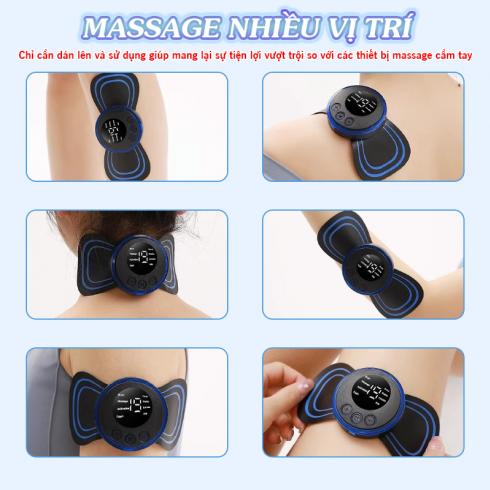 Miếng Dán Massage Xung Điện Cánh Bướm Nikio