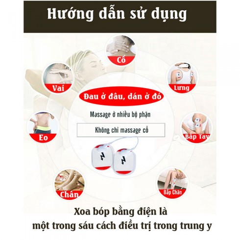 Máy massage cổ 3D xung điện trị liệu KL-5830