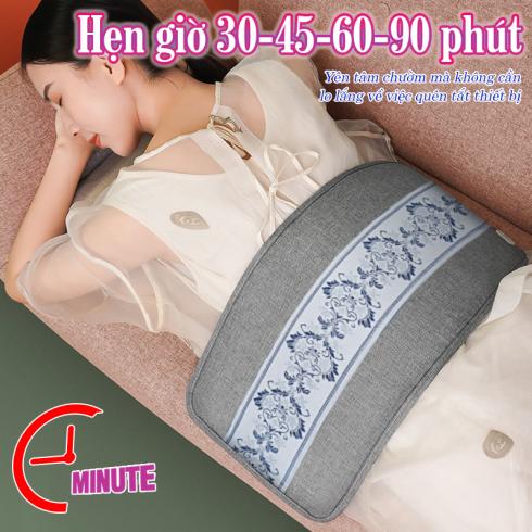 Túi chườm nóng muối biển Nikio NK-201 - Hỗ trợ làm dịu cơn đau bụng kinh cho chị em giúp giảm sưng viêm và làm dịu các tổn thương mô mềm