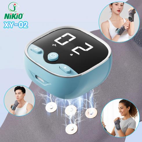 Máy massage kết hợp băng quấn cố định cổ tay Nikio XY-02 - Xung điện và nhiệt nóng