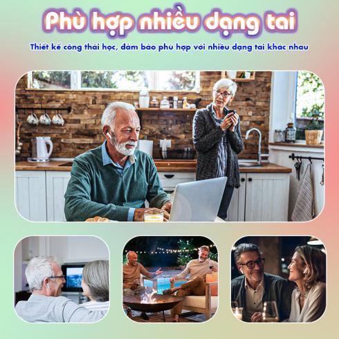 Tai nghe trợ thính không dây đa năng FUNMIC EN-D19