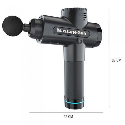 Súng massage cầm tay giãn cơ 6 đầu Magic Gun 20 tốc độ đấm