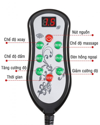 Máy massage xoa bóp cổ vai gáy YIJIA YJ-A2 - Pin sạc