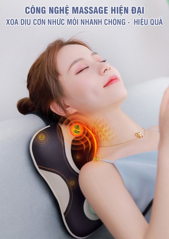 Máy massage xoa bóp cổ vai gáy YIJIA YJ-A2 - Pin sạc