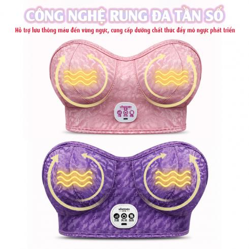 Máy massage ngực Mingzhen MZ-AM002 - Hỗ trợ giảm thiểu tình trạng chảy xệ và nâng vòng 1 săn chắc tự nhiên