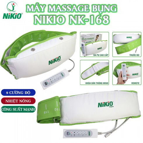 Máy massage giảm mỡ bụng Nhật Bản Nikio NK-168