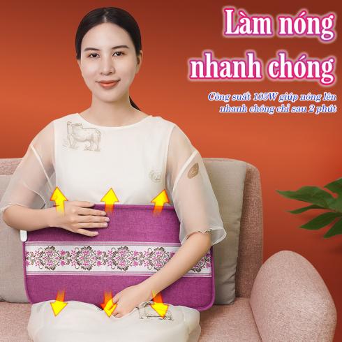 Túi chườm nóng muối biển Nikio NK-201 - Làm dịu cơn đau bụng kinh cho chị em giúp giảm sưng viêm và làm dịu các tổn thương mô mềm