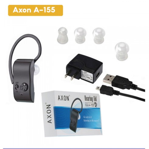Máy trợ thính không dây đeo vành tai Axon A-155 - Dòng pin sạc