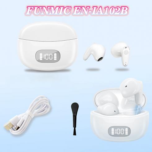 Tai nghe trợ thính siêu nhỏ FUNMIC EN-IA102B - Pin sạc cao cấp