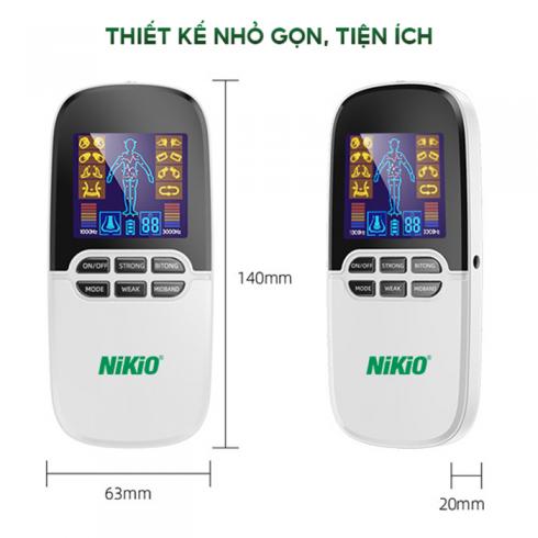 Máy massage xung điện Nikio NK-102 - Đèn hồng ngoại trị liệu mũi