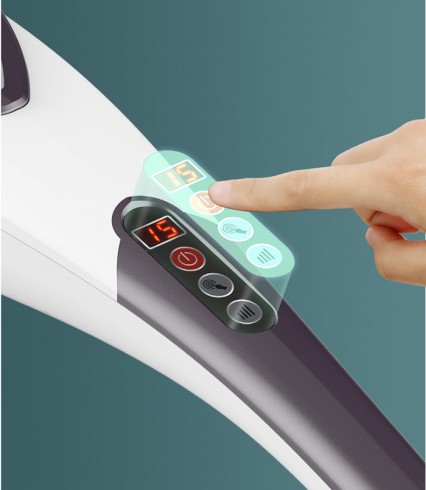 Máy massage cầm tay pin sạc Puli PL-621DC3 - 5 chế độ 5 đầu mát xa