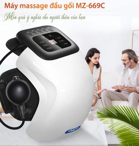 Máy massage khớp gối áp suất khí kết hợp nhiệt sưởi Mingzhen MZ-669C