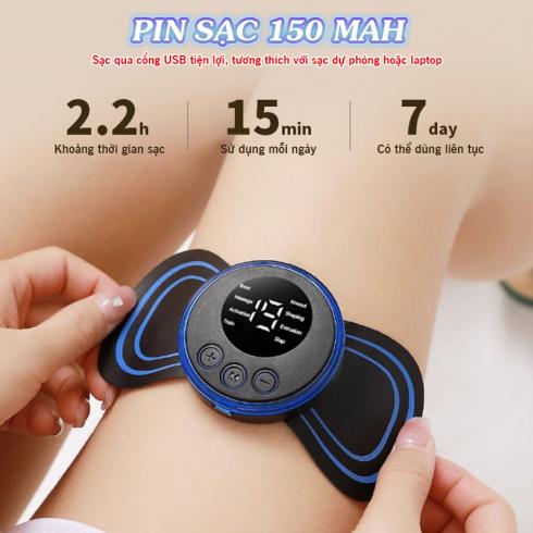 Miếng Dán Massage Xung Điện Cánh Bướm Nikio