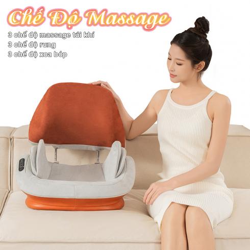 Ghế massage công thái học Aiveisi AVS-P9 - Hệ thống 7 túi khí masssage tiên tiến con lăn 3D xoay chiều