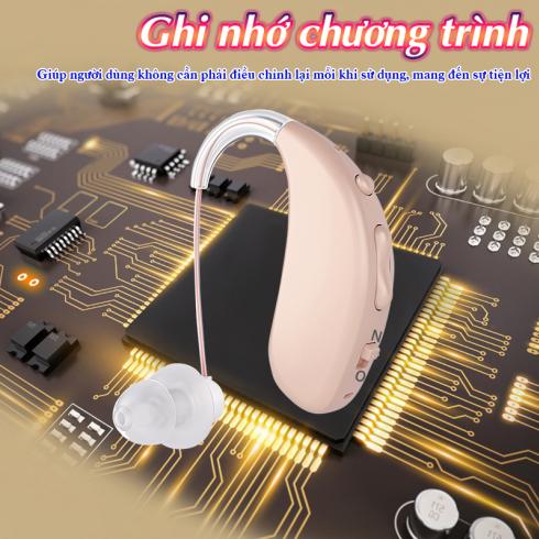 Máy trợ thính không dây Axon A-308D - Ghi nhớ chế độ hoạt động công nghệ lọc tiếng ồn 32 dB