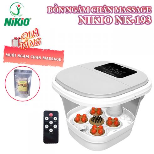 Bồn ngâm massage chân gấp gọn Nikio NK-193 Nhật Bản