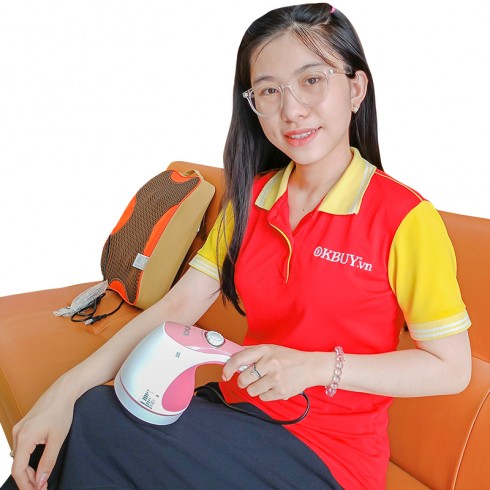 Máy massage cầm tay 4 đầu hồng ngoại Puli PL-603B